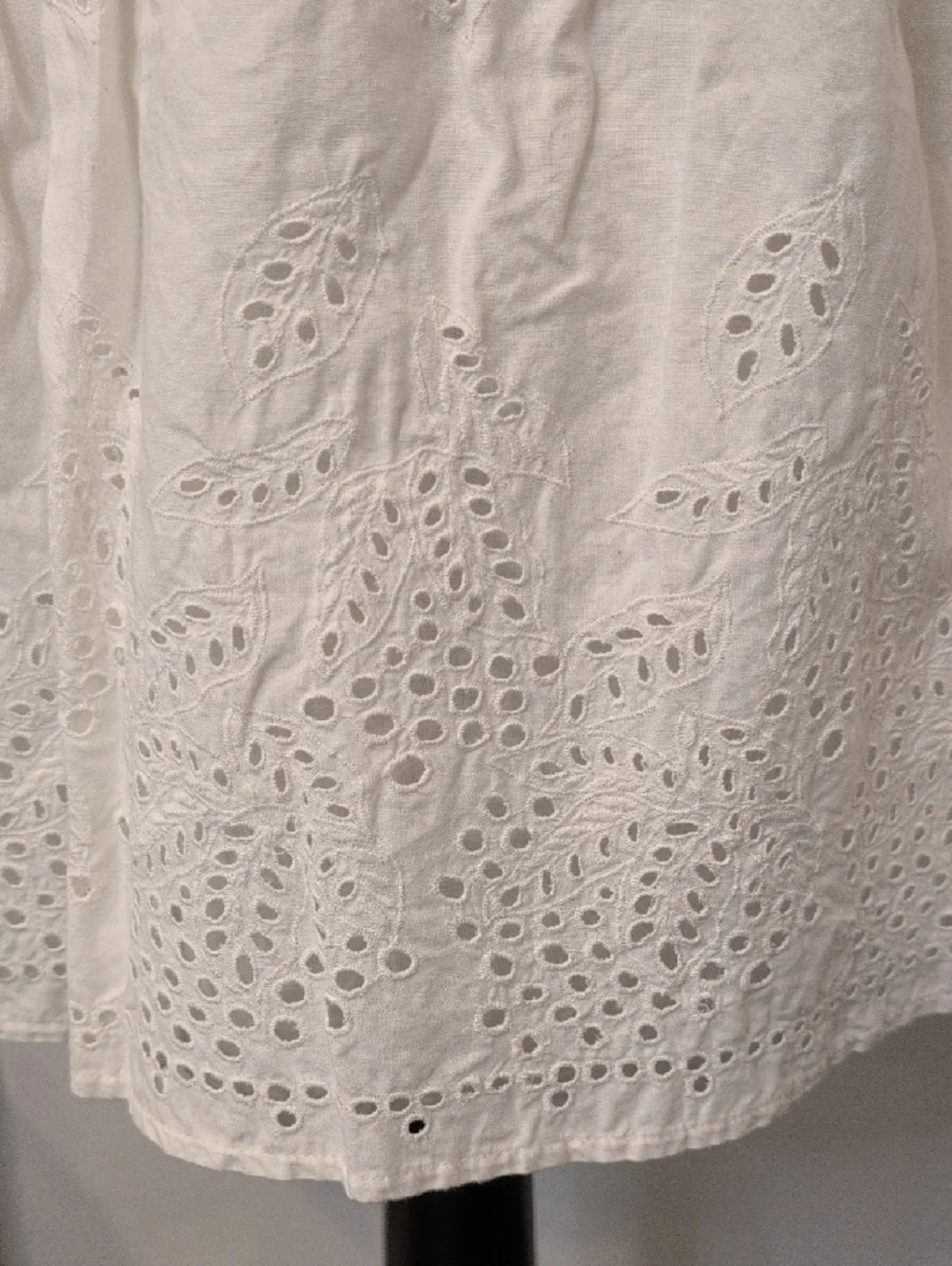 Ralph Lauren White Eyelet Circle Skirt - Picture 3 of 8